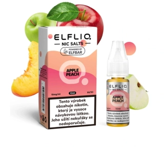 Elfliq Salt Apple Peach (Jablko s broskví) 10ml 10mg/20mg