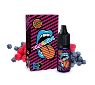 Příchuť Big Mouth: Pink & Blue (Malina & borůvka)