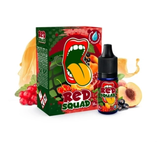 Příchuť Big Mouth: Red Squad (Rybízový mix, brusinky a sladká broskev)