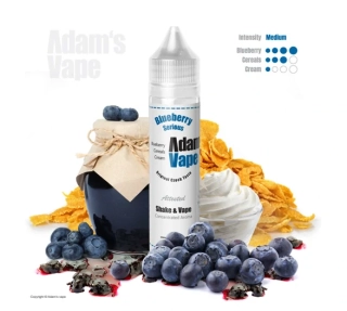 Příchuť Adam's Vape S&V: Blueberry Serious (Borůvkové cereálie s krémem)