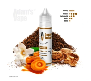 Příchuť Adam's Vape S&V: Caramel Tobacco (Tabák se slaným karamelem a ořechy)