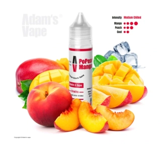 Příchuť Adam's Vape S&V: PoPeachi Mango (Vychlazené mango s broskví)