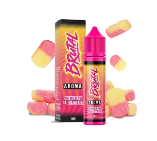 Příchuť Brutal S&V: Rhubarb & Custard (Sladká rebarbora s custardem)
