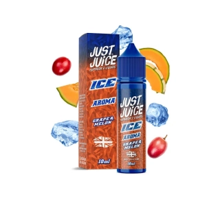 Příchuť Just Juice S&V: ICE Grape & Melon (Ledové hroznové víno & cukrový meloun)