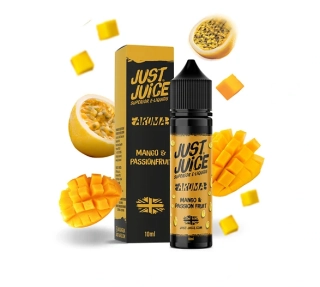 Příchuť Just Juice S&V: Mango & Passion Fruit (Mango & marakuja)
