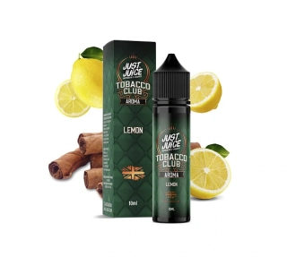 Příchuť Just Juice S&V: Tobacco Lemon (Tabák s citronem)