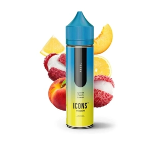 Příchuť ProVape Icons S&V: Rebel (Liči, broskev, citron)