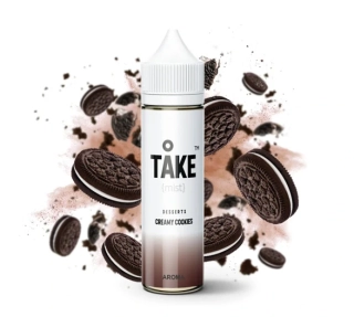 Příchuť ProVape Take Mist S&V: Creamy Cookies (Kakaové sušenky s krémem)